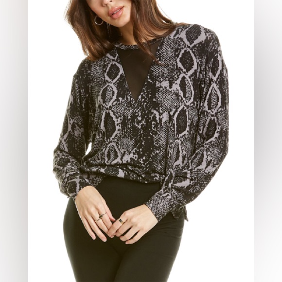 Revolve Lna Brushed Python Sweatshirt